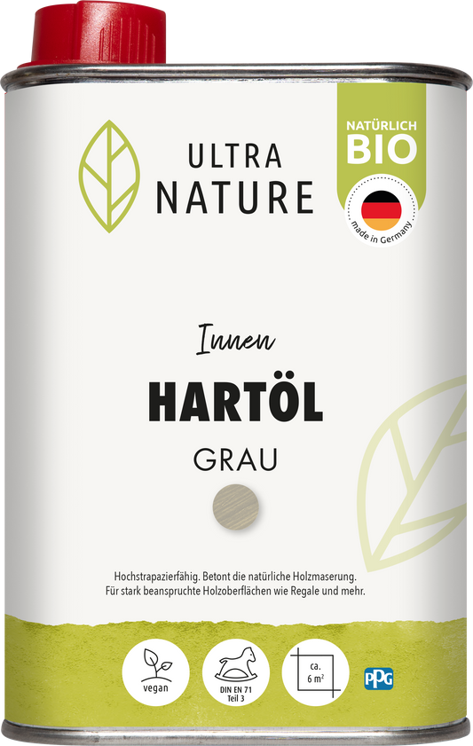 Ultra Nature Hartöl grau 0,25L