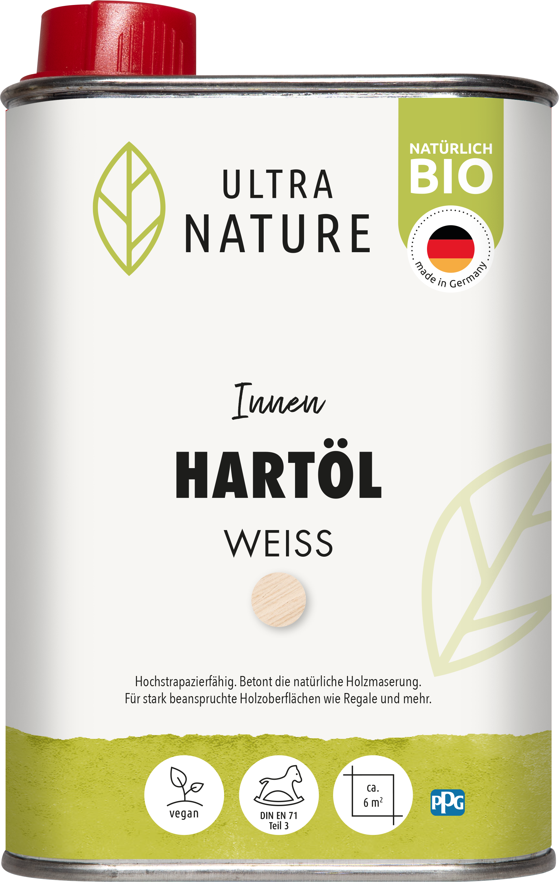 Ultra Nature Hartöl weiss 0,25L