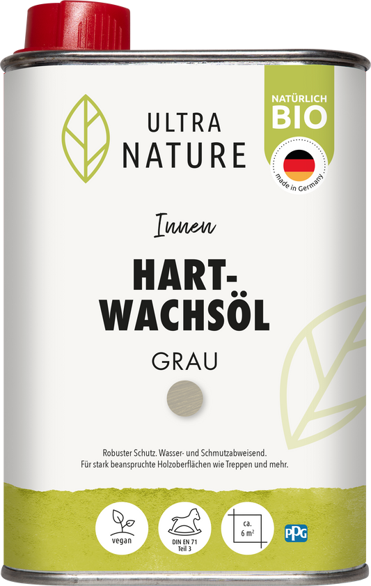 Ultra Nature Hartwachsöl grau 0,25L