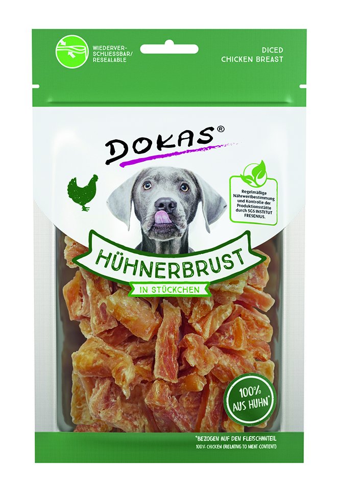 Dokas Hühnerbrust in Stückchen 70 g