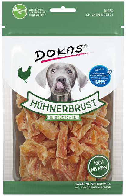 Dokas Hühnerbrust in Stückchen 70 g