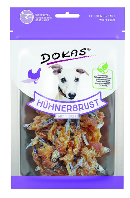 Dokas Hühnerbrust mit Fisch 70 g