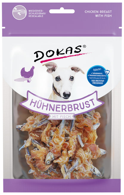Dokas Hühnerbrust mit Fisch 70 g