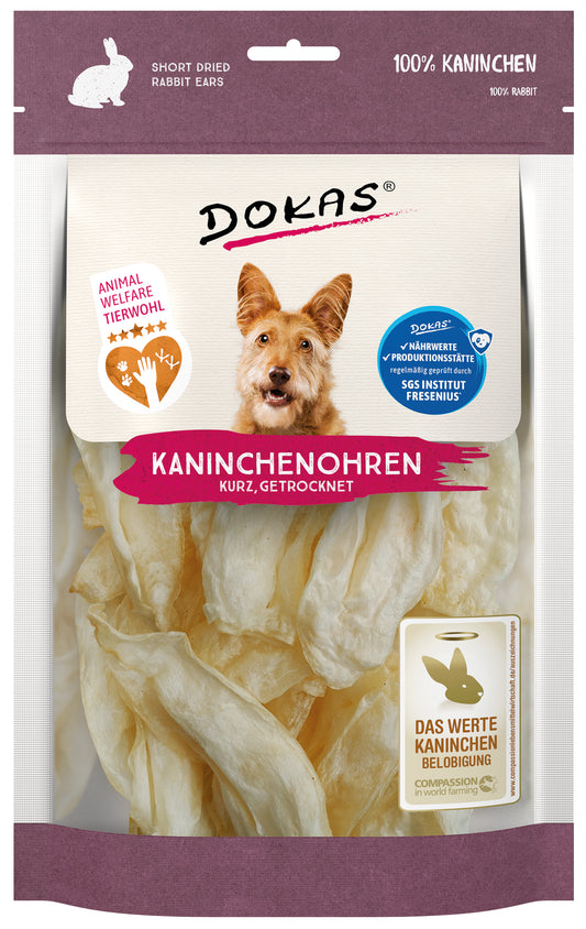 Dokas Kaninchenohren ohne Fell 70 g