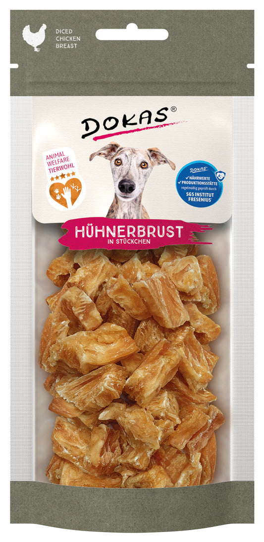 Dok. Dog Snack Hühnerbrust in Stücken 50