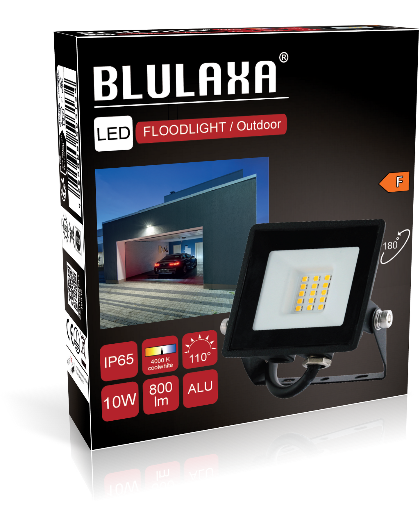 BLULAXA LED Flutlicht 10W 800lm | IP65 (neutralweiß)