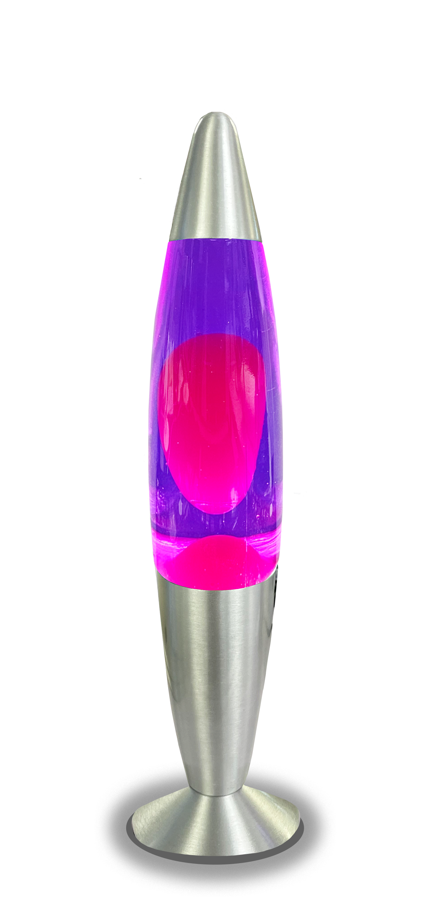LED Lavalampe im Retro-Look pink-lila, H 34 cm