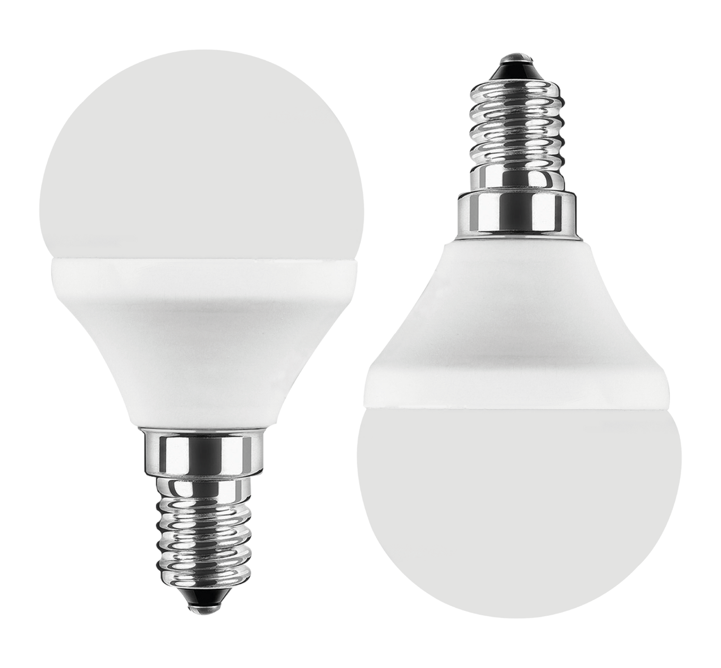 BLULAXA LED-MiniGlobe Lampe E14 470lm | ersetzt 40W (warmweiß) 2er Set