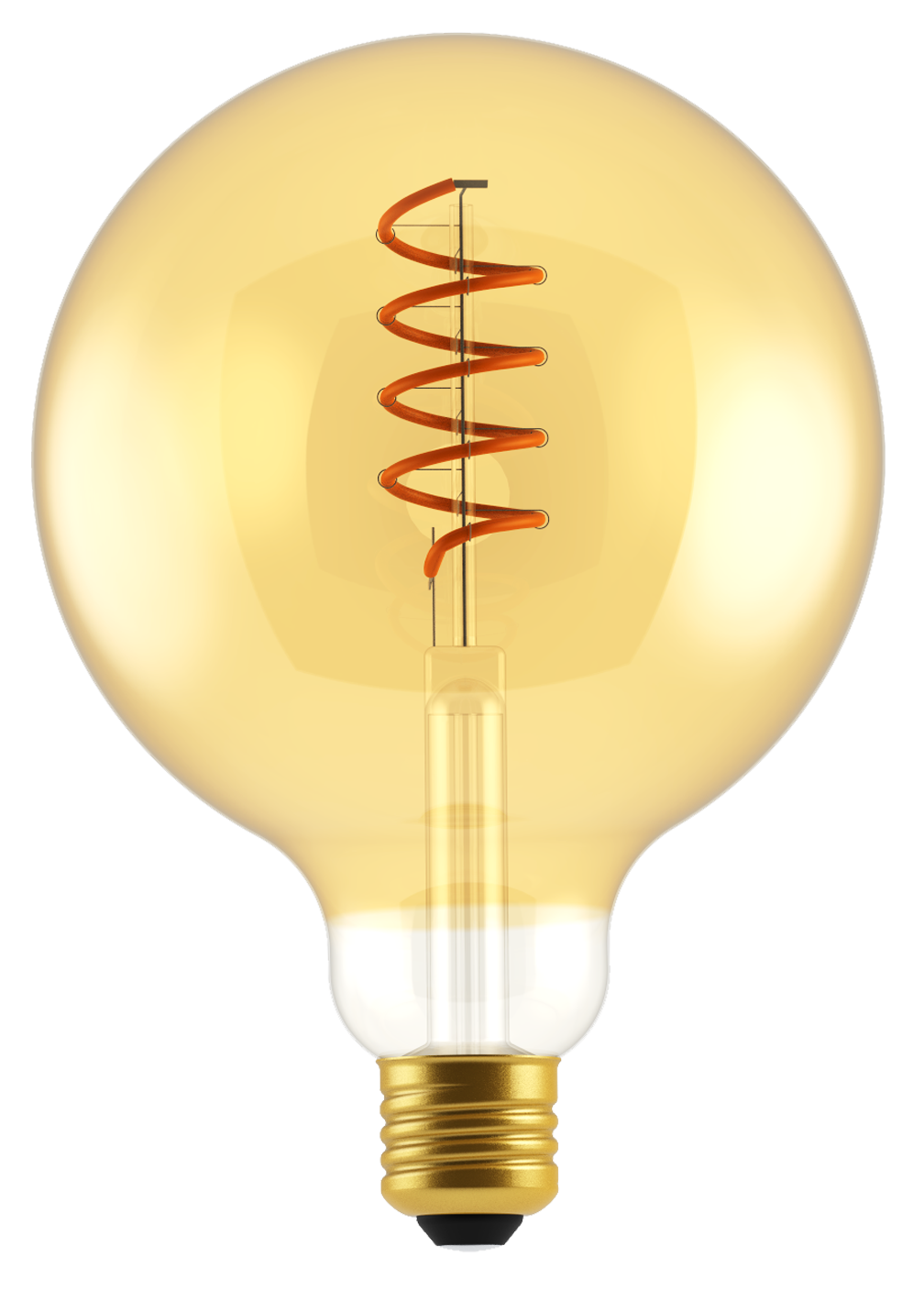 BLULAXA LED-Vintage-Globe Lampe G125 E27 250lm | ersetzt 25W (warmweiß)