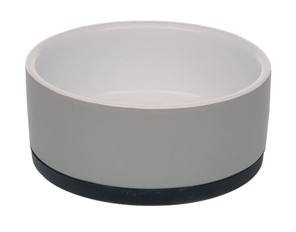 Ceramic bowl anti-slip L grey