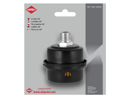 Luftfilter für Airpress Kompressor Kolbenkompressor G 3/8" Ansaugfilter