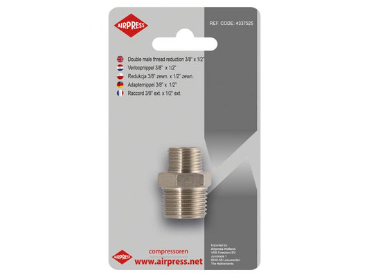 Airpress Reduzierstück | 3/8" x 1/2" Außengewinde