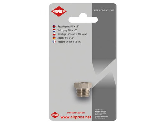 Airpress Reduzierstück | 1/8" x 1/4” Innen-/Außengewinde
