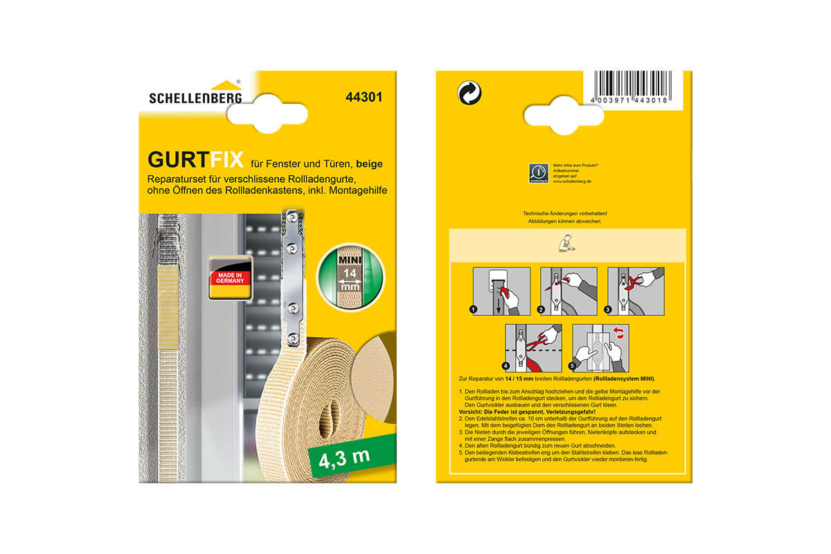Schellenberg Reparaturset Gurtfix "Mini" | beige