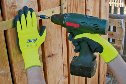 Kerbl Handschuh "ActivGrip" Lite | Gr.9 (L) gelb