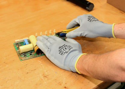 Kerbl Feinstrick Handschuh grau | Gr.7 (S)