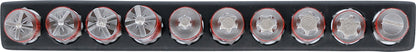 BGS Antirutsch-Bit-Satz | magnetisch | 70 mm | 10-teilig