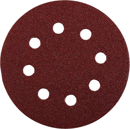 Haft-Schleifscheiben, HOLZ & METALL, Edelkorund, Ø 125 mm, gelocht, K 60 K60