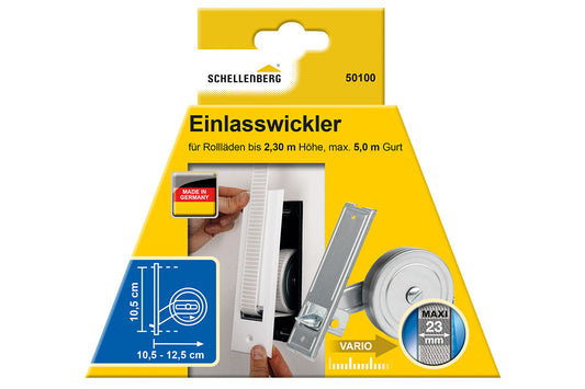 Schellenberg Einlasswickler "Maxi" | verzinkt | 10,5 cm lang