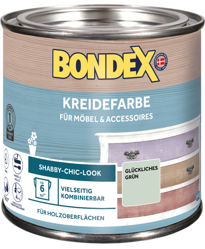 Bondex Kreidefarbe 0,5 L Glückliches Grün
