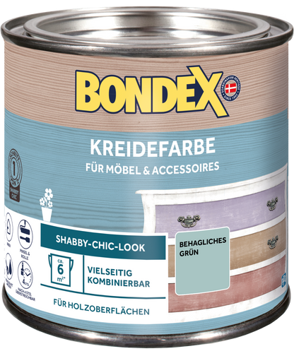 Bondex Kreidefarbe 0,5 L Behagliches Grün