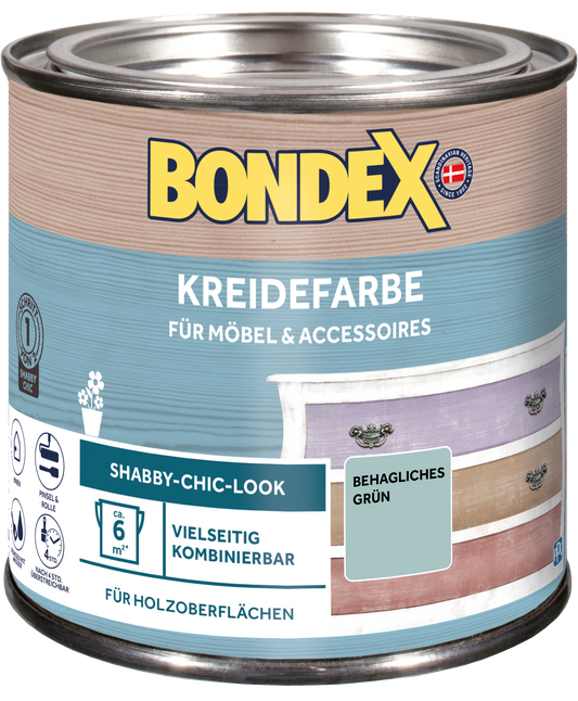 Bondex Kreidefarbe 0,5 L Behagliches Grün