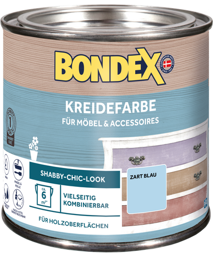 Bondex Kreidefarbe 0,5 L Zart Blau