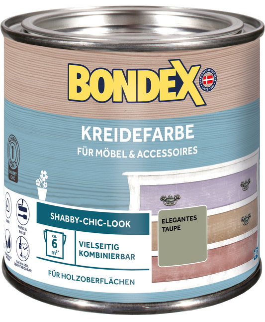 Bondex Kreidefarbe 0,5 L Elegantes Taupe