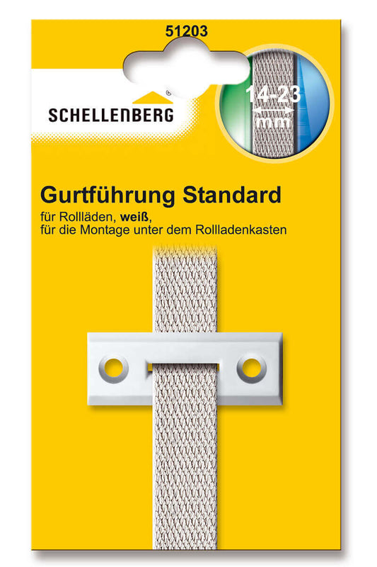 Schellenberg Rolladen-Gurtführung STANDARD "Mini" und "Maxi" 45 mm | weiß