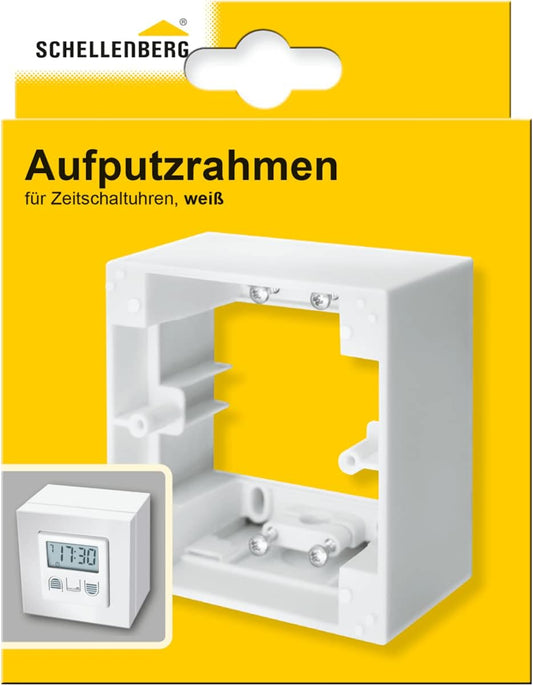 Schellenberg Aufputzrahmen eckig für Schalteinheiten | weiß