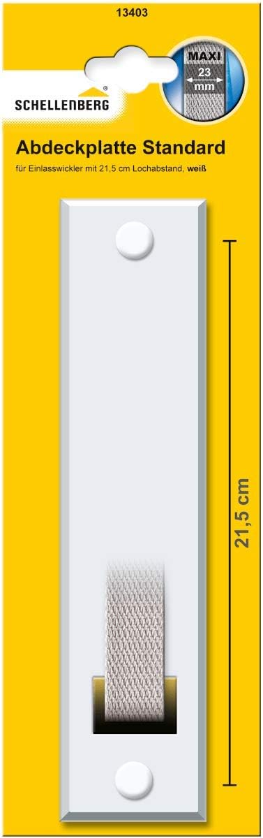 Schellenberg Gurtwickler-Abdeckplatte STANDARD "Maxi" | weiß