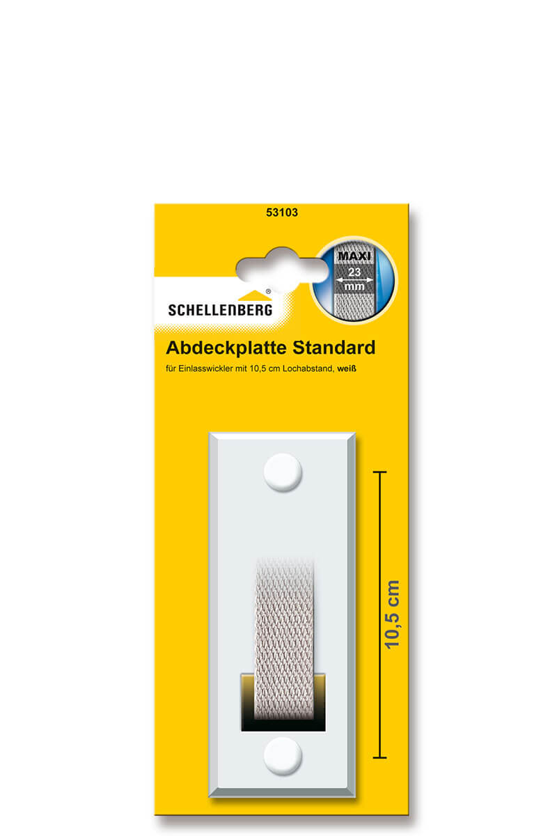 Schellenberg Gurtwickler-Abdeckplatte STANDARD für "Maxi" | weiß