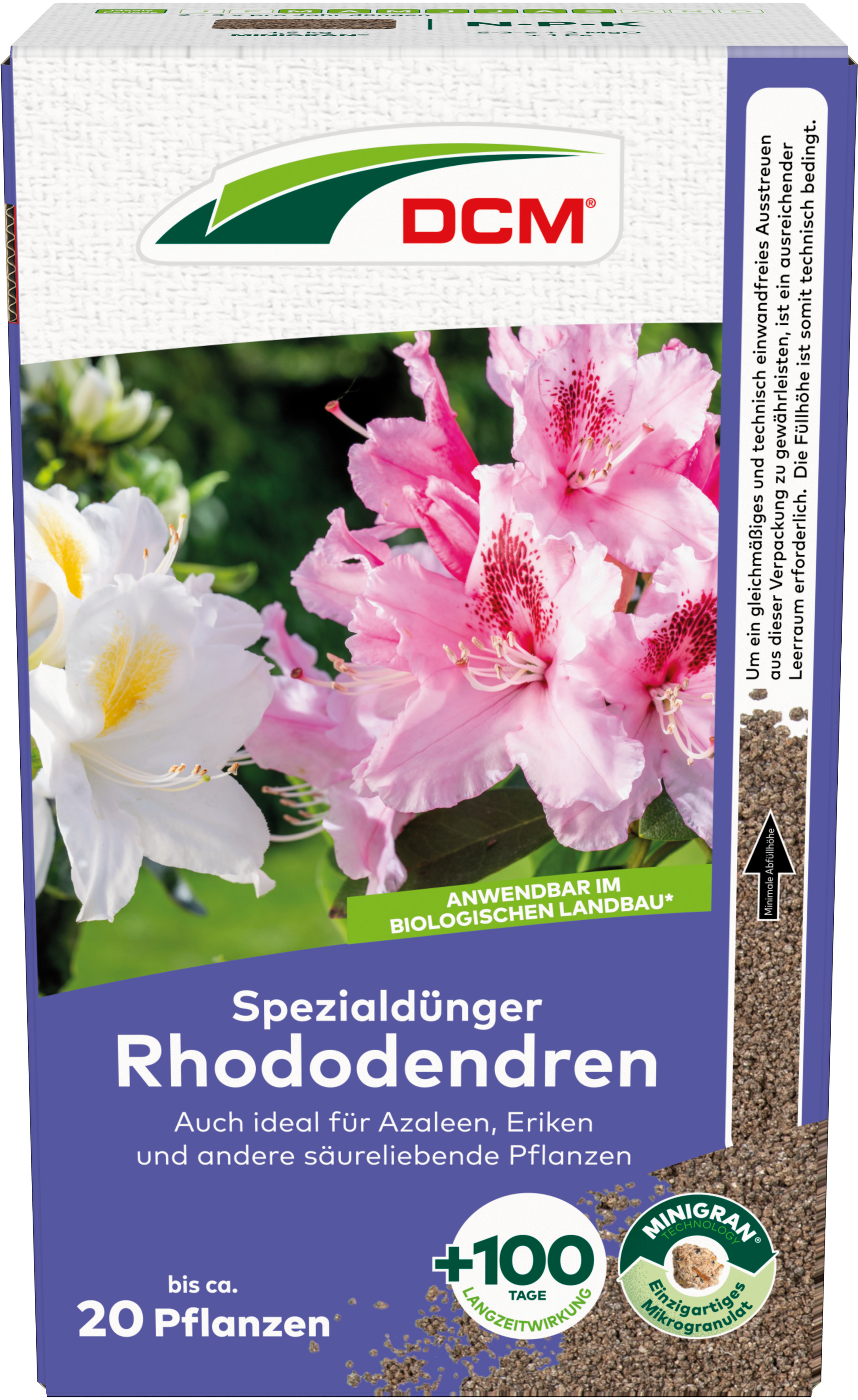 DCM Spezialdünger Rhododendren 1,5 kg