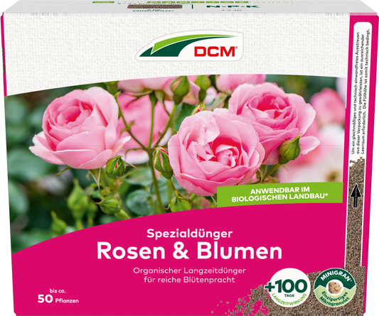 DCM Spezialdünger Rosen & Blumen 3 kg