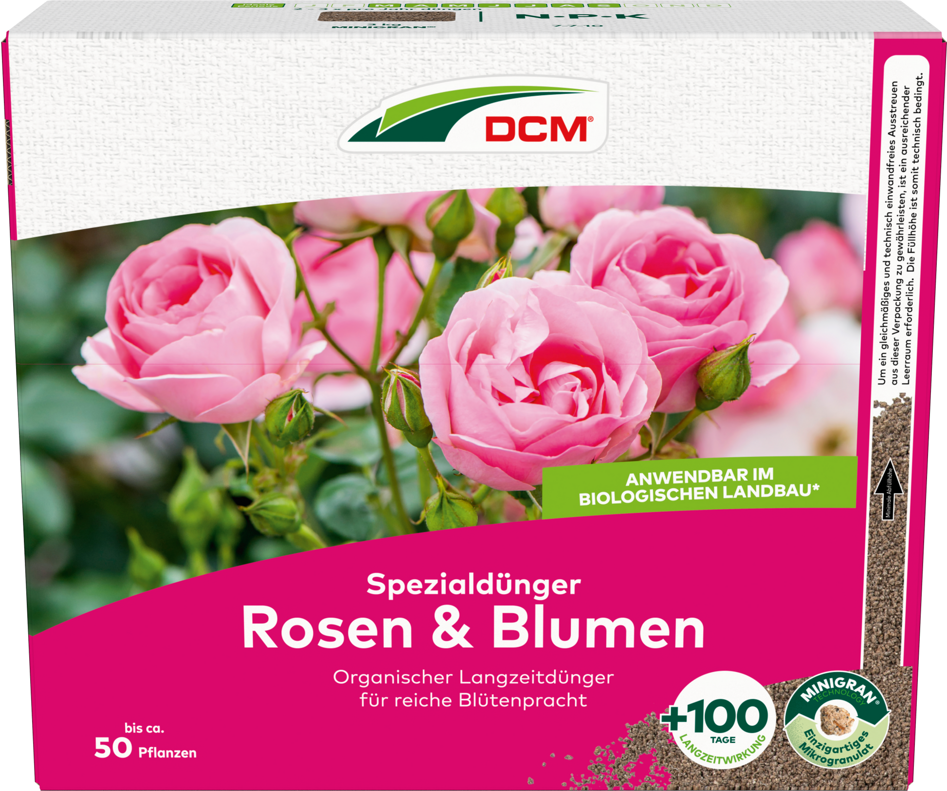 DCM Spezialdünger Rosen & Blumen 3 kg
