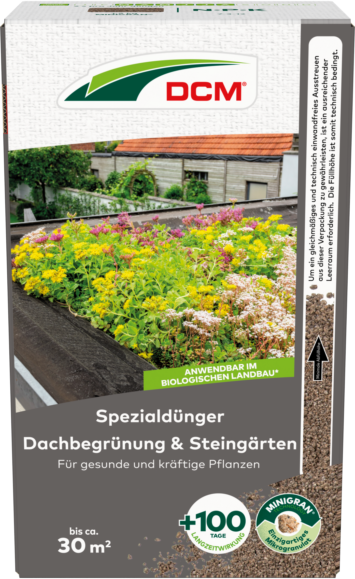 DCM Spezialdünger Dachbegrünun & Steingärten 1,5 kg
