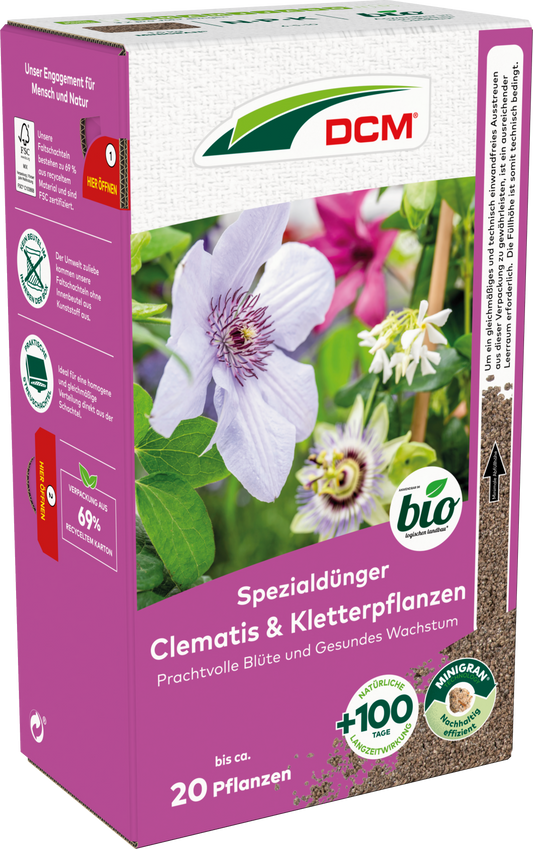 DCM Spezialdünger Clematis & Kletterpflanzen 1,5 kg