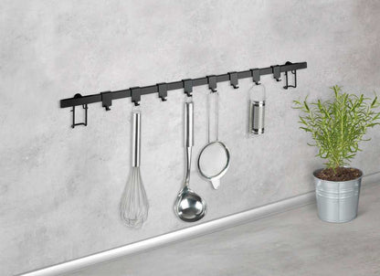 Wenko Hakenleiste Gala 60cm | 8 Haken schwarz