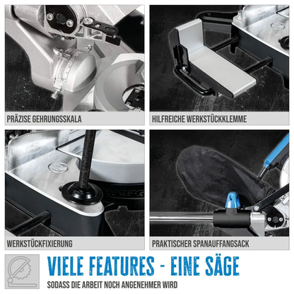 Güde Radialkappsäge 210mm mit Laser [GRK 2134.1 BSL] Kappsäge, Zugsäge, Gehrungssäge