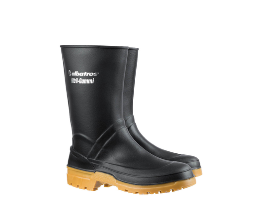 ALBATROS Nitrilgummistiefel | Schwarz Gr. 46