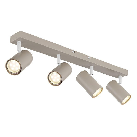 Globo Lighting ROBBY | 4x GU10 dimmbar, Metall sandfarben