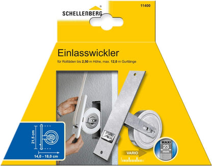 Schellenberg Einlasswickler "Maxi" | verzinkt
