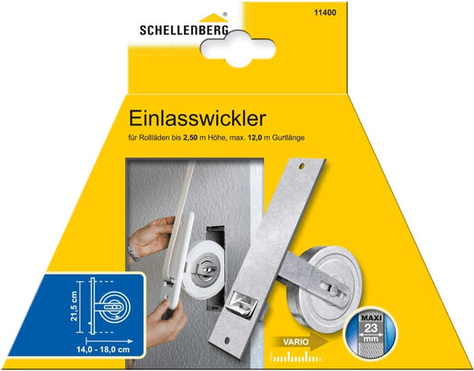 Schellenberg Einlasswickler "Maxi" | verzinkt