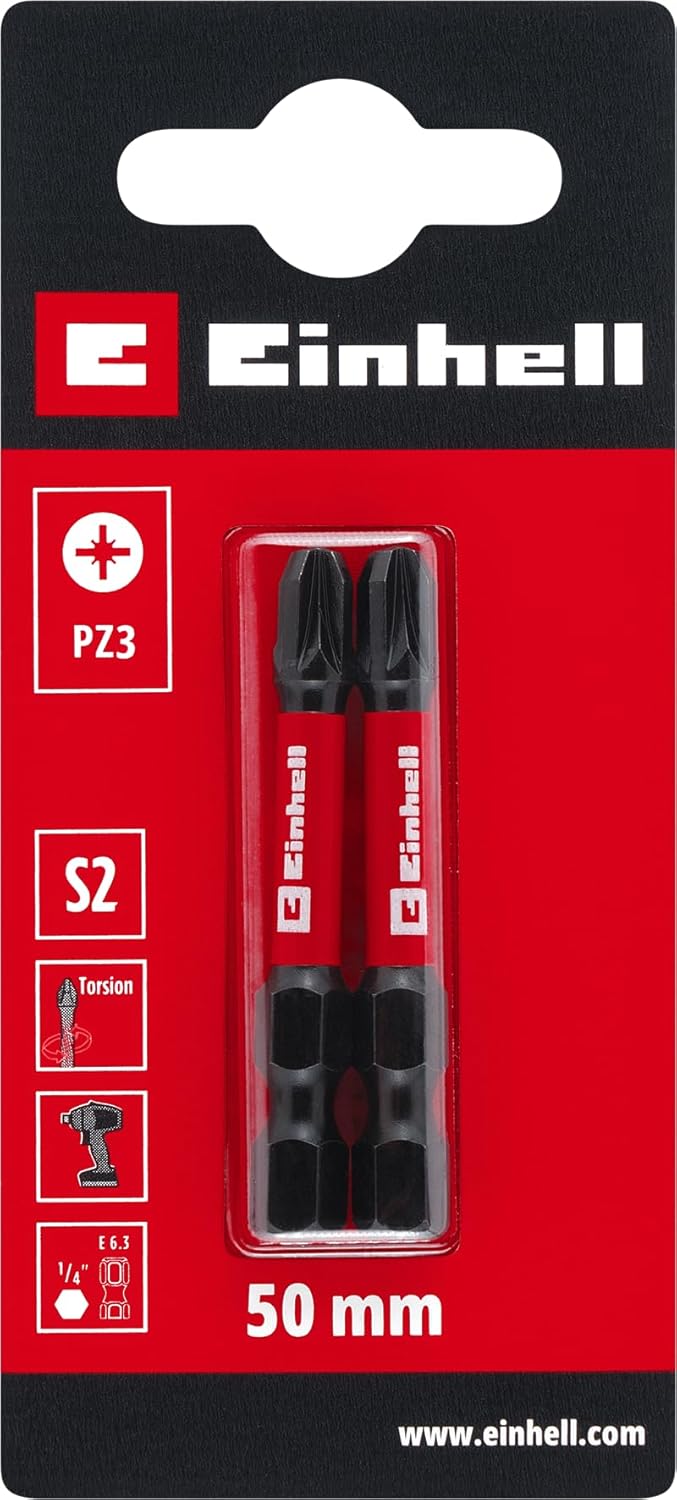 Einhell 2x Bit Torsion 50mm | PZ 3
