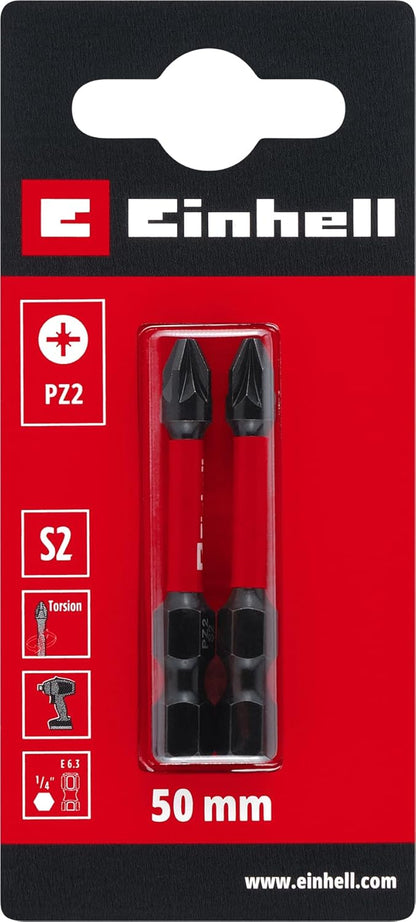 Einhell 2x Bit Torsion 50mm | PZ 2