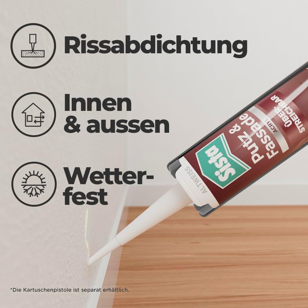 Sista Putz & Fassaden Acryl altweiß | 280ml