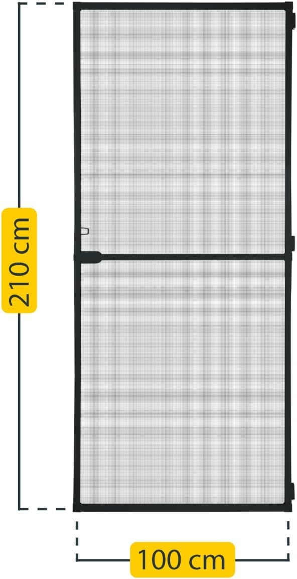 Schellenberg Insektenschutztür 100 x 210 cm | anthrazit