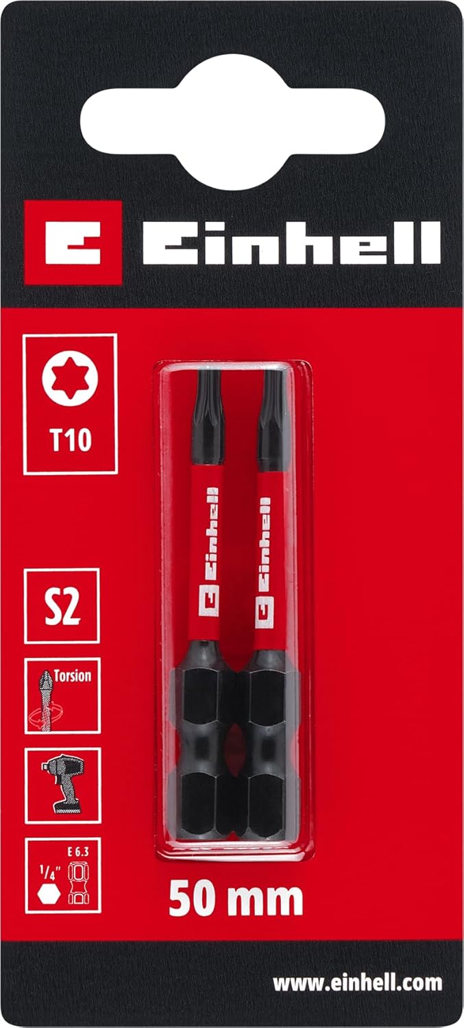 Einhell 2x Bit Torsion 50mm | T 10 