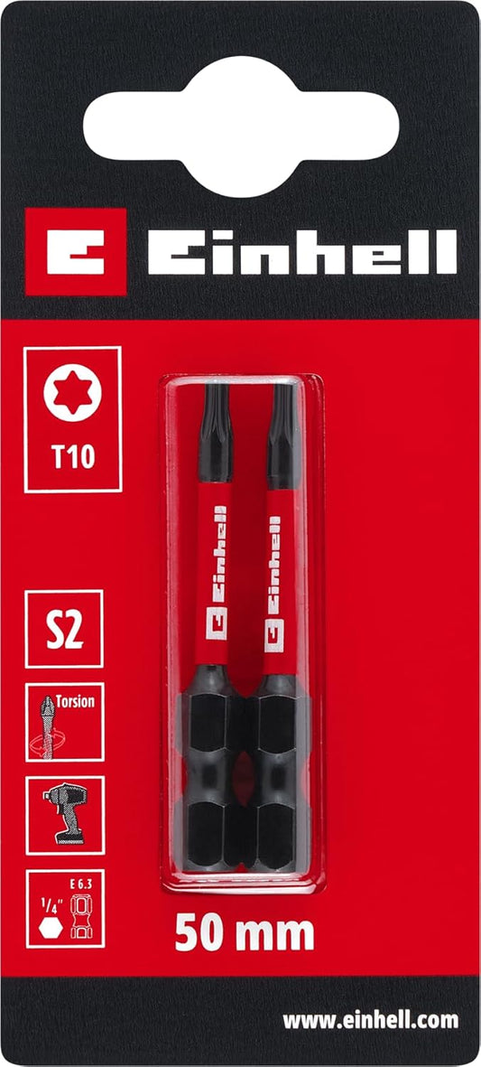 Einhell 2x Bit Torsion 50mm | T 10 