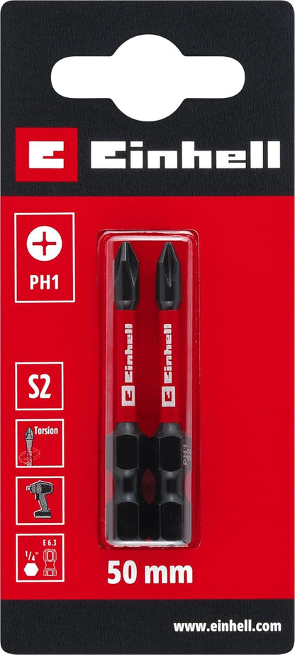 Einhell 2x Bit Torsion 50mm | PH 1